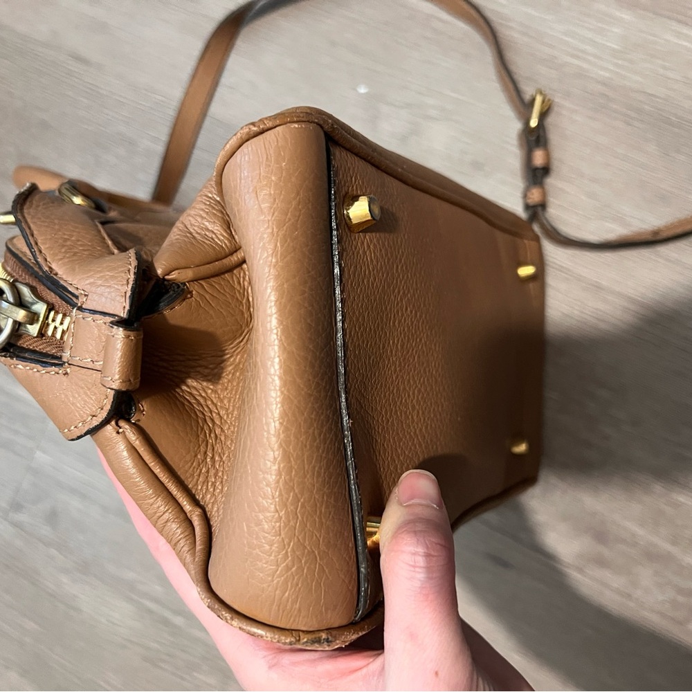 Burberry Brown Leather Satchel - Picture 9 of 10